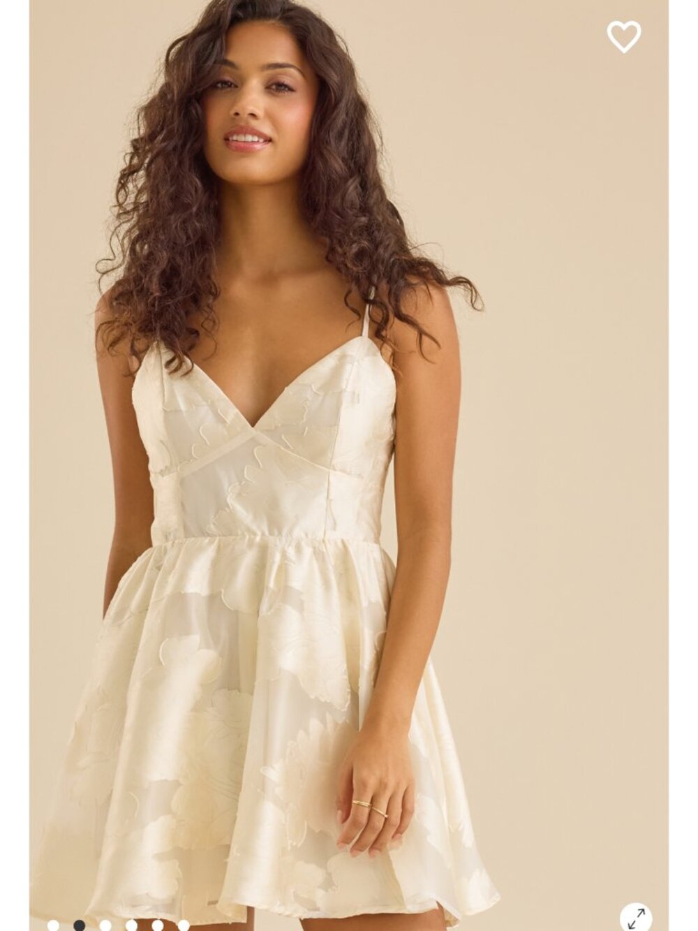 Altar'd State Dress, Novalee Satin Mini Dress - Picture 1 of 4